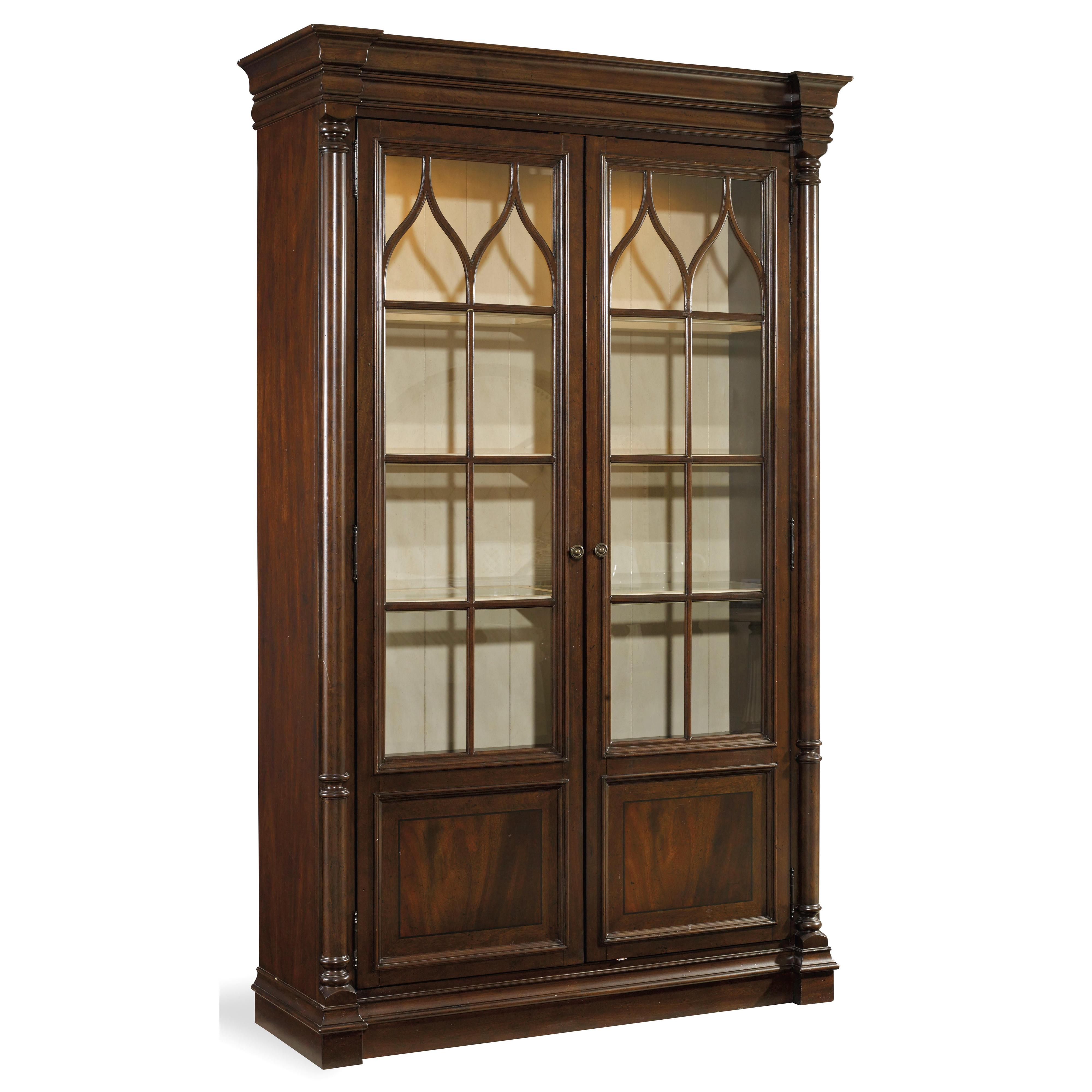 Hooker Furniture Leesburg 538175906 Display Cabinet with Built In